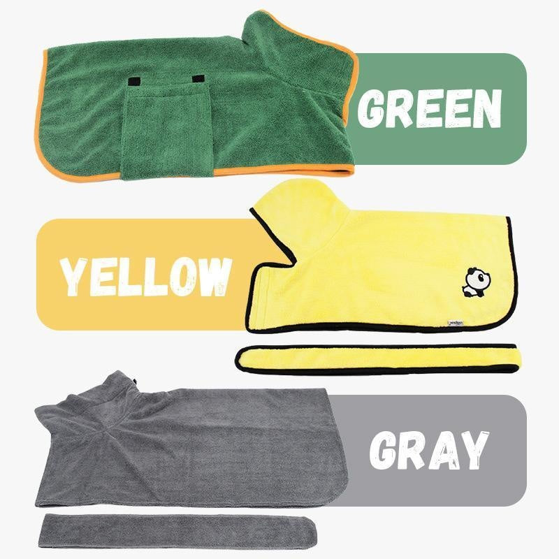Absorbent pet bathrobe from paetown store