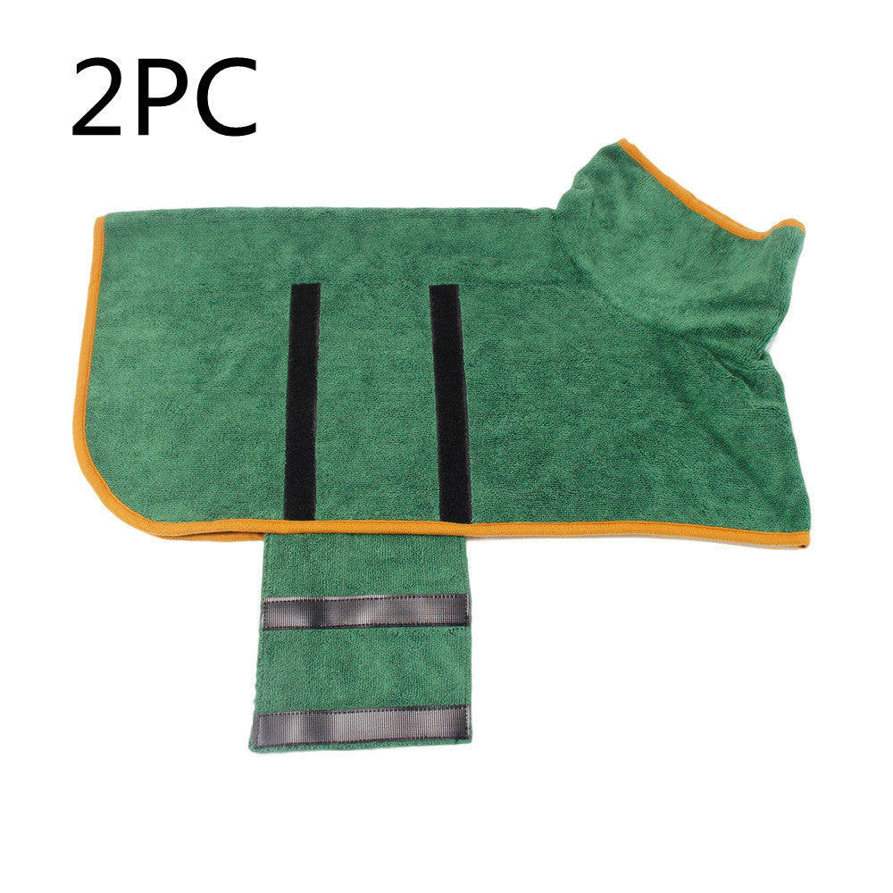 Absorbent pet bathrobe from paetown store