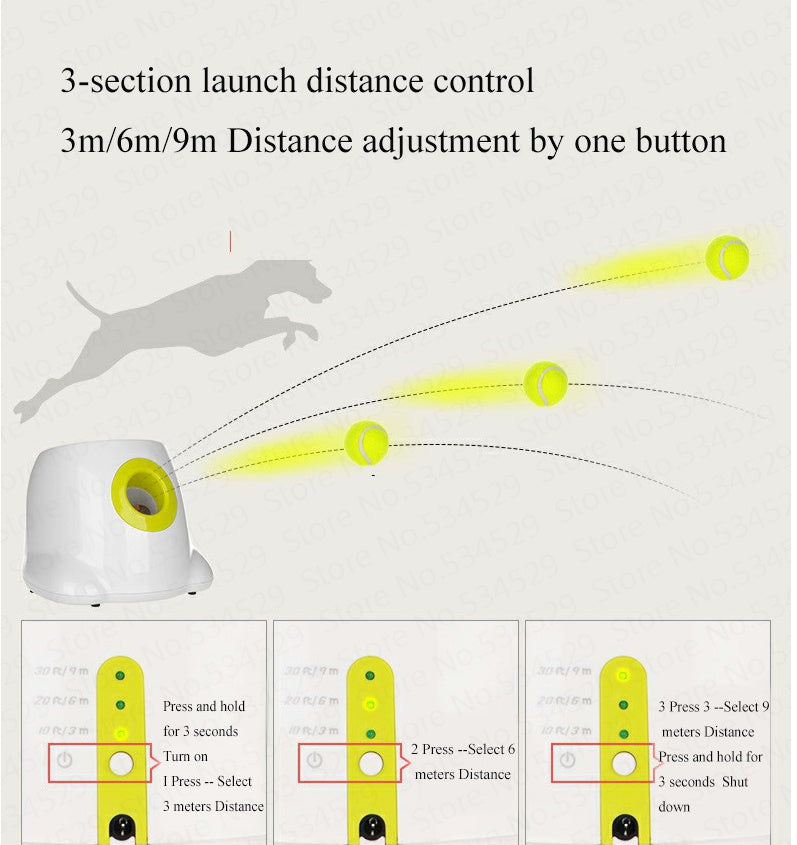 Pets interactive ball launcher from paetown