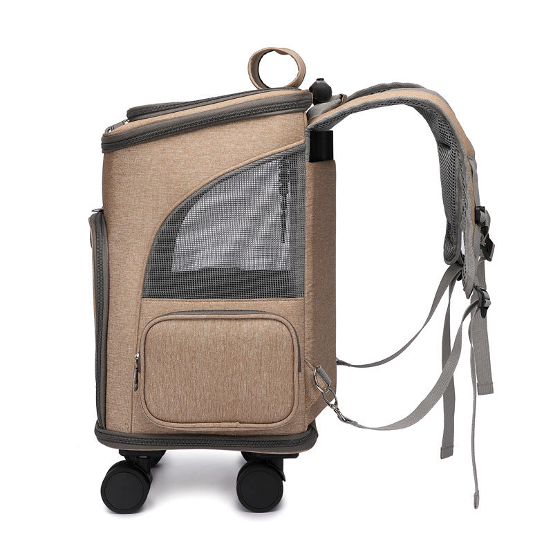 Foldable portable pets backpack from peaetown store