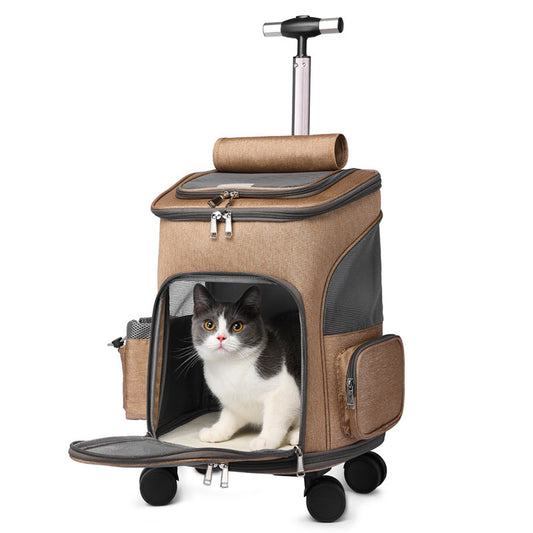 Foldable portable pets backpack from peaetown store