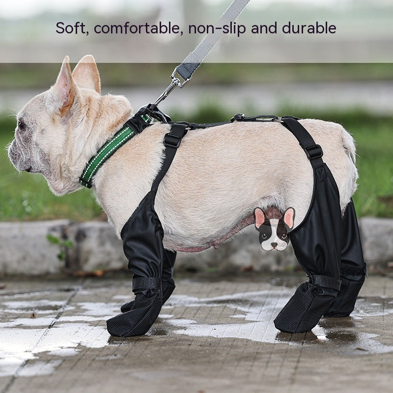 Waterproof adjustable pet shoe from paetown store