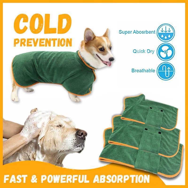 Absorbent pet bathrobe from paetown store