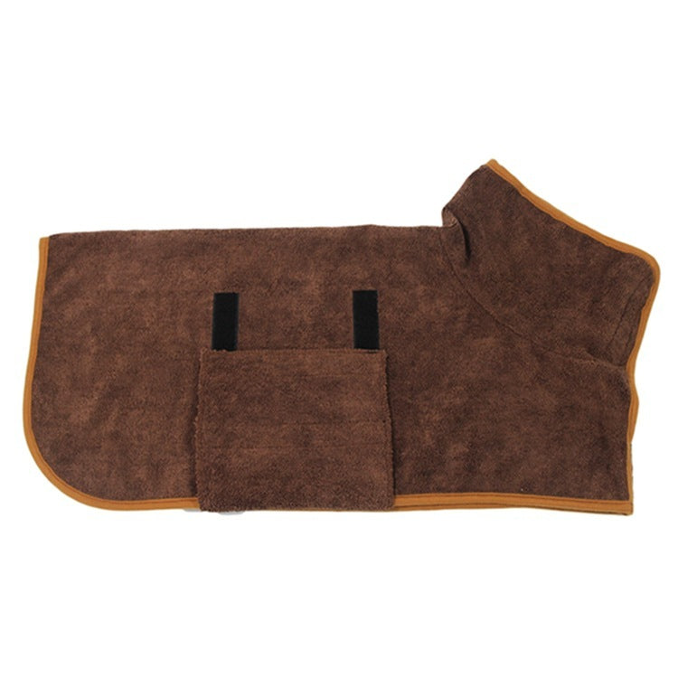 Absorbent pet bathrobe from paetown store