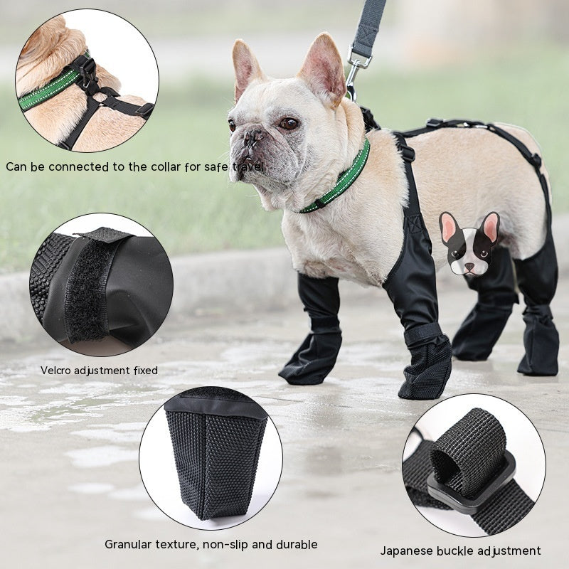 Waterproof adjustable pet shoe from paetown store