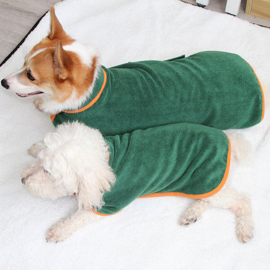 Absorbent pet bathrobe from paetown store