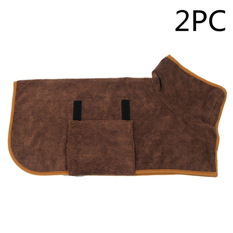 Absorbent pet bathrobe from paetown store