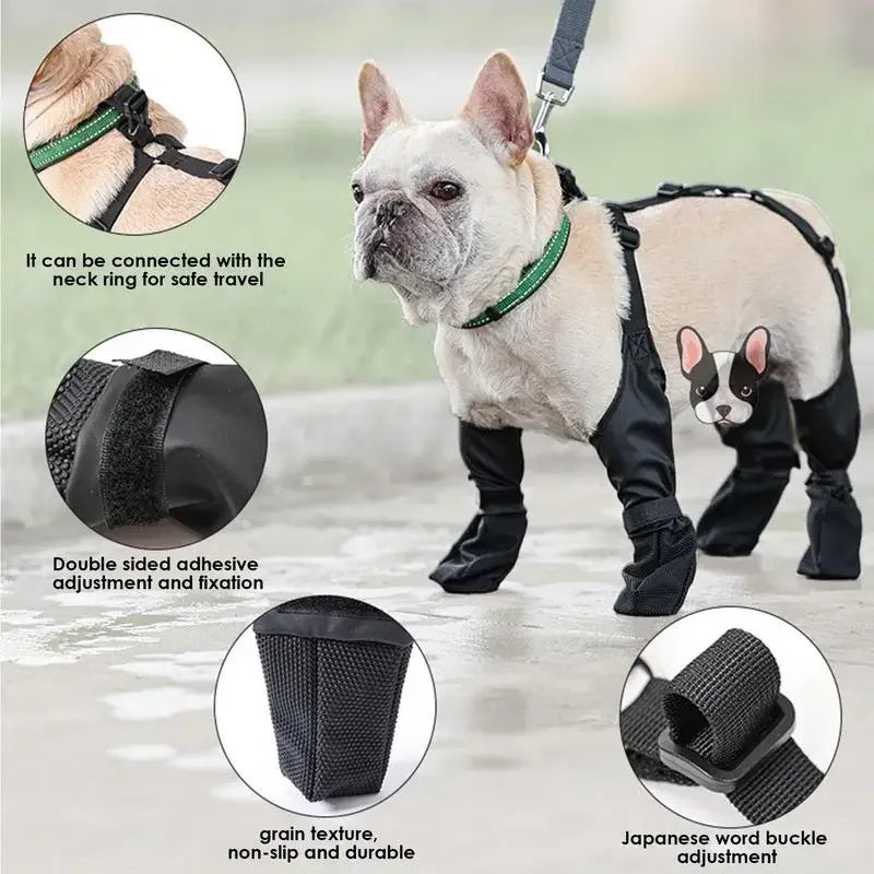 Waterproof adjustable pet shoe from paetown store
