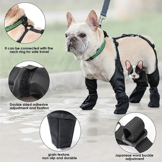 Waterproof adjustable pet shoe from paetown store