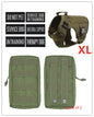 Adjustable pets herness from paetown store, heavy-duty nylon vest for dogs, tactical design with pockets.