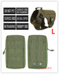 Adjustable pets herness from paetown store with service dog patches and tactical vest components.