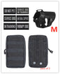 Adjustable pets herness from paetown store, heavy-duty nylon vest for dogs, tactical design with pockets.