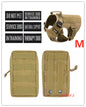 Adjustable pets herness from paetown store with tactical patches and accessories