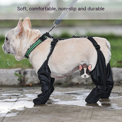 Waterproof adjustable pet shoe from paetown store