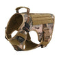 Adjustable pets herness from paetown store, heavy-duty nylon vest for dogs, tactical design with pockets.