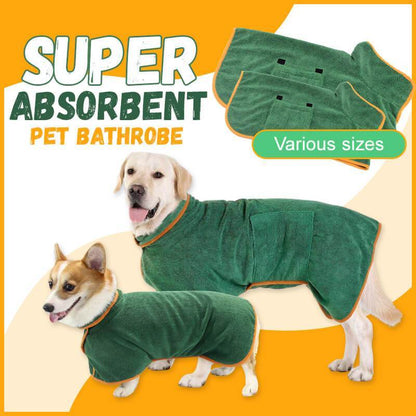 Absorbent pet bathrobe from paetown store