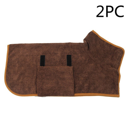 Absorbent pet bathrobe from paetown store